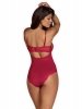 Bielizna-Rosalyne body czerwone  S/M